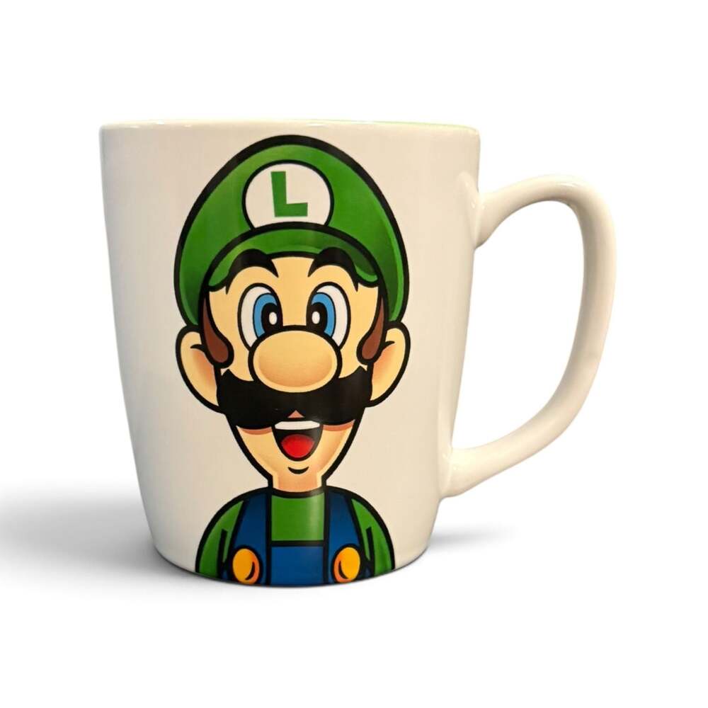 Universal Studios Super Nintendo World Luigi Character Coffee Mug